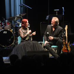 Priscilla Presley and Andy Childs spoke about the king during the Elvis: Live in Concert event.