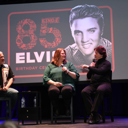 Jerry Schilling, Angie Marchese and Tom Brown chatted before Jerry