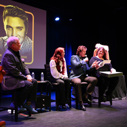 Conversations on Elvis featured host Tom Brown, Priscilla Presley, Jerry Schilling and Graceland