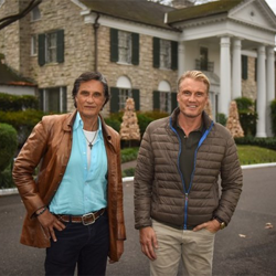 Actors James Chalke and Dolph Lundgren