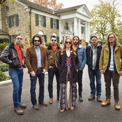 Country singer-songwriter Margo Price and her band