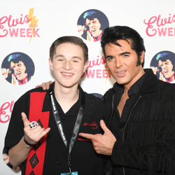 Dean Z hung out with fans in the Jungle Room Bar after his concert.