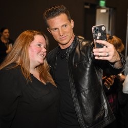 Steve Burton never turns down a selfie.