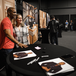 The cast signed autographs and snapped photos with fans.