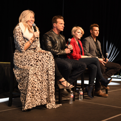 Laura Wright, Steve Burton, Maura West and Ingo Rademacher took questions from the audience.