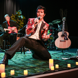 Dean Z performed a mix of Elvis